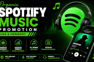do organic german spotify music promotion