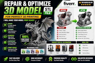 repair and optimize your 3d model stl file for perfect 3d printing