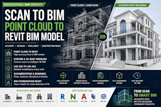 convert point cloud and laser scan into accurate revit bim models