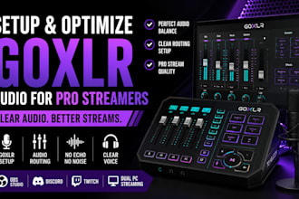 setup and optimize goxlr audio for obs streamers and creators