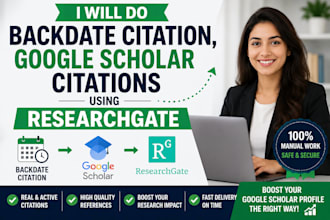 increase google scholar citations researchgate citations and research visibility