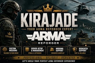 create custom armor, weapons, props, and characters for arma reforger