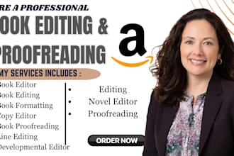 be book editor, proofreader, ebook writer copy and line editor ghost book writer