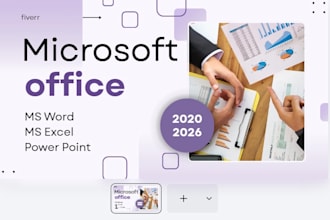 do ms word, ms excel and power point documents