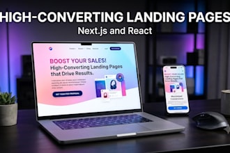 design a startup landing or waitlist page in next js
