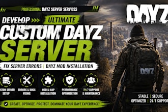 set up a dayz server with mods, scripts, and custom configuration