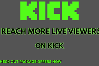 promote your kick stream for better visibility and engagement