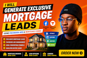 generate exclusive internet mortgage leads using facebook ads mortgage funnel