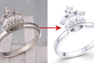 do professionally jwelery retouching   service in photoshop