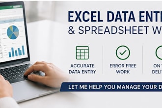do excel data entry and spreadsheet formatting