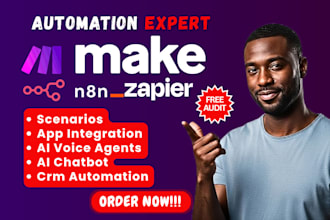 setup, make com automation make com made com fix make scenario n8n automation