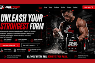 priavate label supplement shopify store supplemet store supplement website