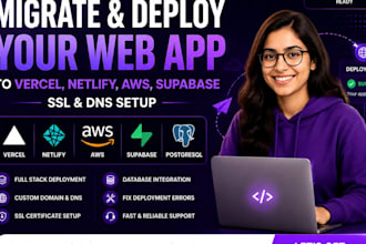 fix deploy replit web app to vercel netlify aws supabase hipaa ssl dns setup