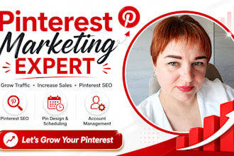 be your pinterest marketing manager for SEO traffic and sales