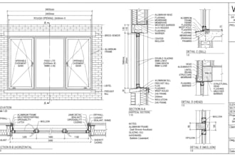 draft custom millwork and furniture shop drawings in autocad