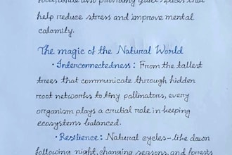 write anything with my beautiful and clean handwriting