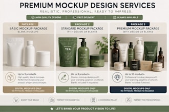 create professional product mockups
