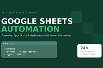 automate google sheets reports