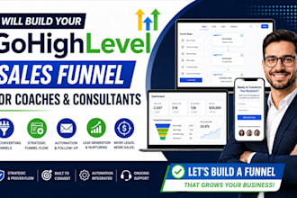 build your gohighlevel sales funnel for coaches and consultants