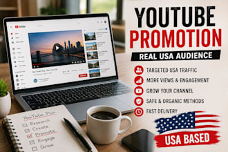 promote your youtube video to a real USA audience for more views