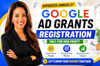 setup manage goggle ads grant ppc camphains church marketing non profit grant