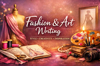 handle fashion and art related tasks