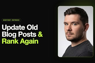 refresh your outdated blog content for SEO and aeo rankings