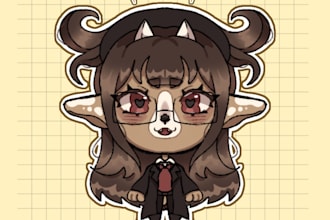 draw your character as a chibi