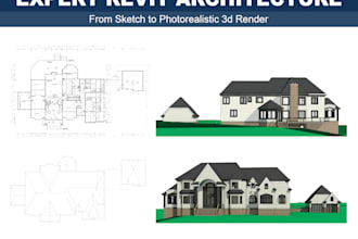 design your floor plan blueprints with revit, sketchup