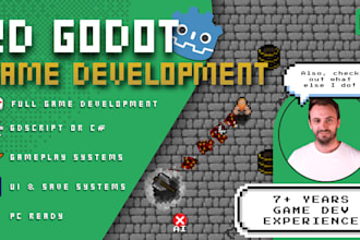 develop you a complete godot game for PC
