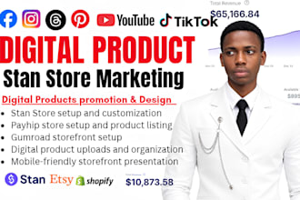 stan store setup, stan store marketing, stan store promotion, payhip store