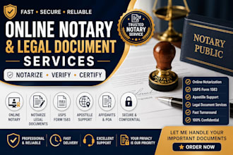 notarize legal documents, online notary, usps form 1583 and apostille support