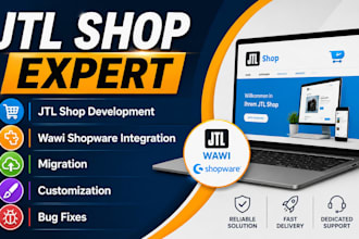 develop jtl shop, customize jtl shop, migrate shopware, integrate wawi shopware