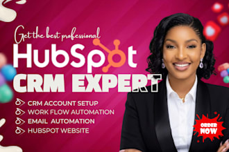 setup hubspot crm, hubspot email design, hubspot automation, hubspot integration