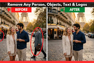 add or remove people unwanted objects or letters from a photo professionally