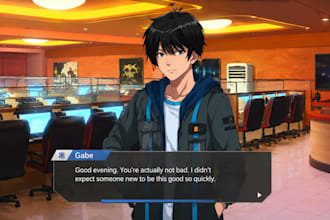 create your full interactive story dating sim or visual novel game from scratch