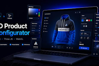 build or fix a 3d product configurator with react and three js