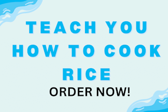 teach you how to cook rice