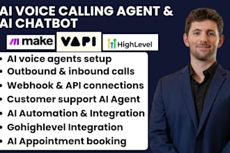 build vapi ai calling agent, setup make com ai automation, vapi ai voice agent
