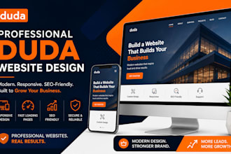 design, redesign, customize and develop a professional duda website