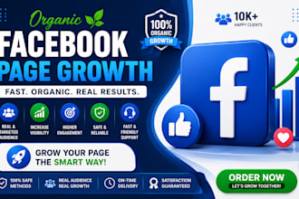 grow your facebook page following fast organically