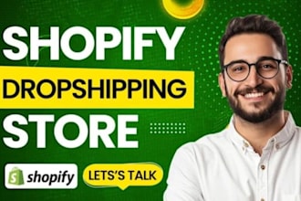 build a professional branded shopify dropshipping store