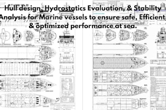 perform hull design, hydrostatics and stability analysis