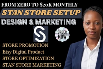 be stan store marketing,etsy stan store setup, upload digital product beacons ai