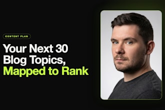 create an SEO content plan and topic clusters to rank on google