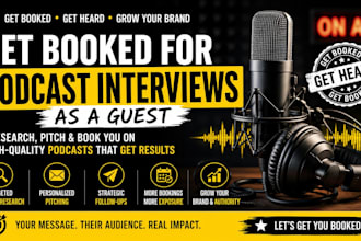book your podcast interview as an author, coach or founder