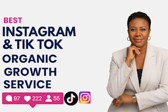 grow your instagram and tik tok accounts organically
