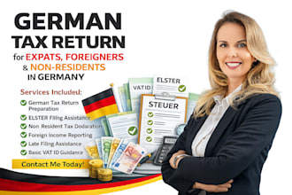 do german tax return, expat tax, non resident tax declaration foreign income tax