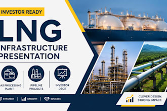 lng infrastructure presentation, gas processing plant, pipeline investor deck