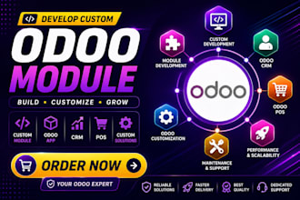 develop custom odoo module, odoo app, crm, pos odoo customization odoo developer